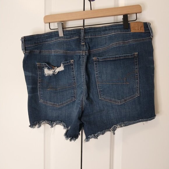 American Eagle Ripped Jean Shorts - Picture 7 of 8